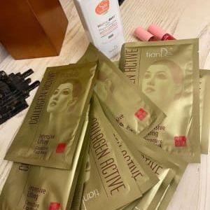 Коригираща маска за лице Интензивен лифтинг „Collagen Active“, 1 бр.