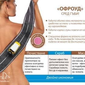 Японска гъба за тяло, 1бр.