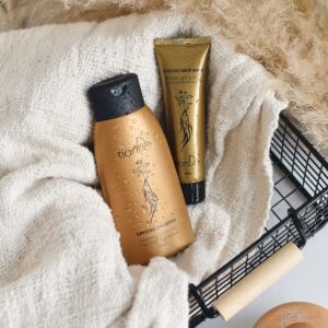 Комплект за коса с екстракт от женшен – шампоан и маска (220 гр. + 100 гр.)
