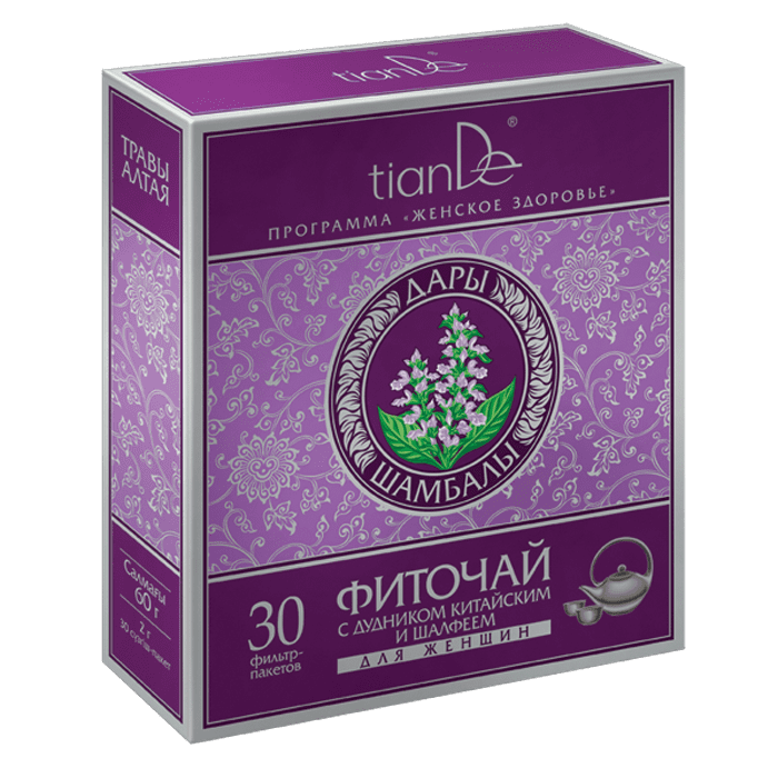 Фиточай с китайска ангелика и салвия
