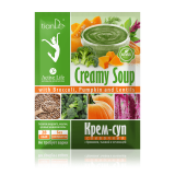 Крем супа с броколи тиква и леща