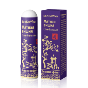 Стик-балсам за нос “Ментова череша”, EcoDeViva