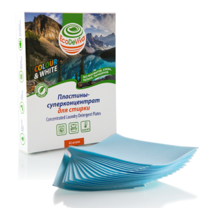 Прах за пране на листа супер концентрат EcoDeViva, 42 бр.