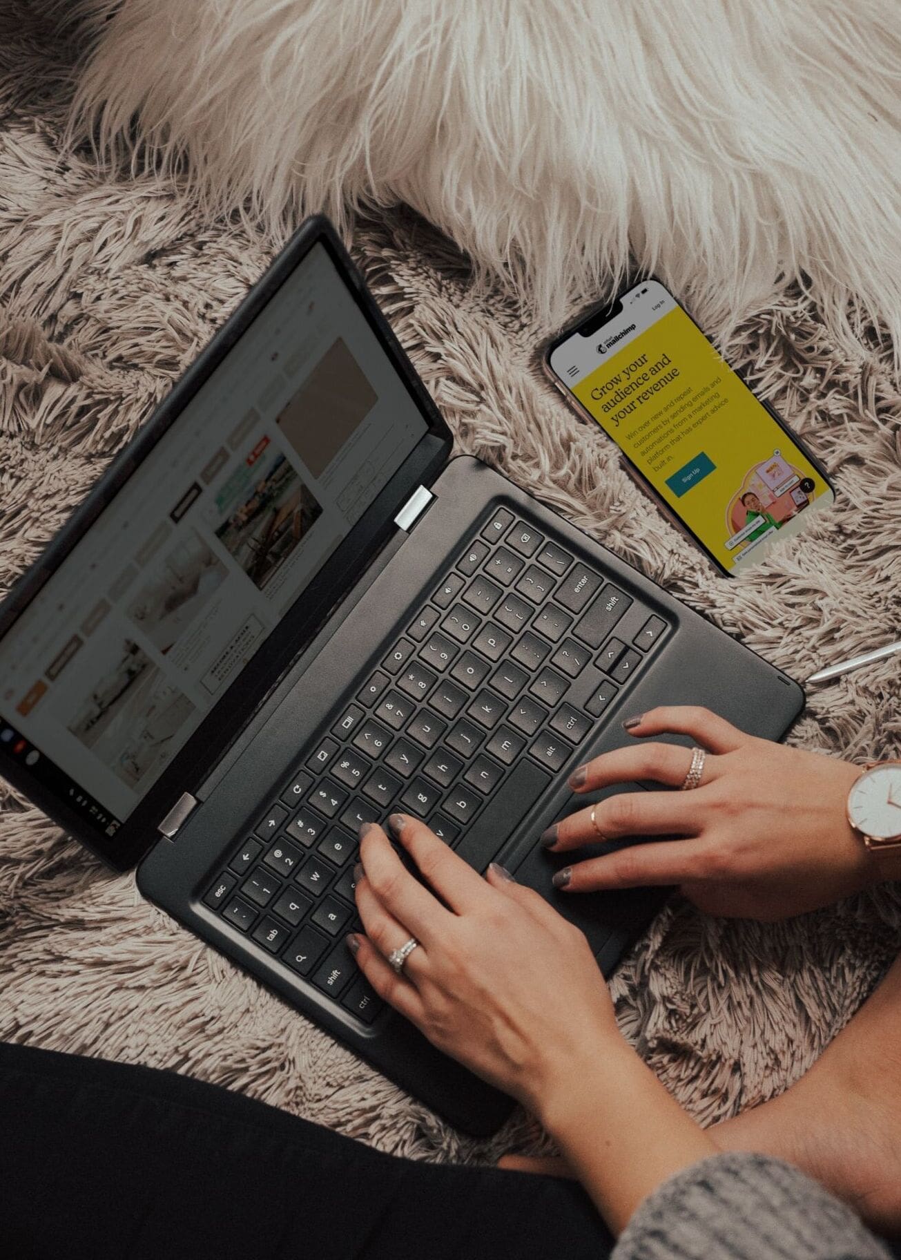 Laptop with Girl
